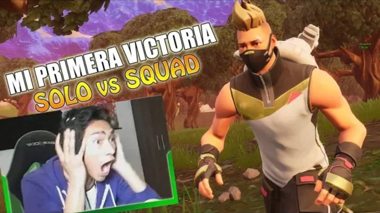Mi primera victoria en sólo vs squad fortíne 😎😂😄