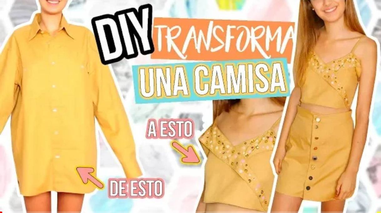 Fashion DIY - Cómo transformar una camisa en un conjunto de dos piez