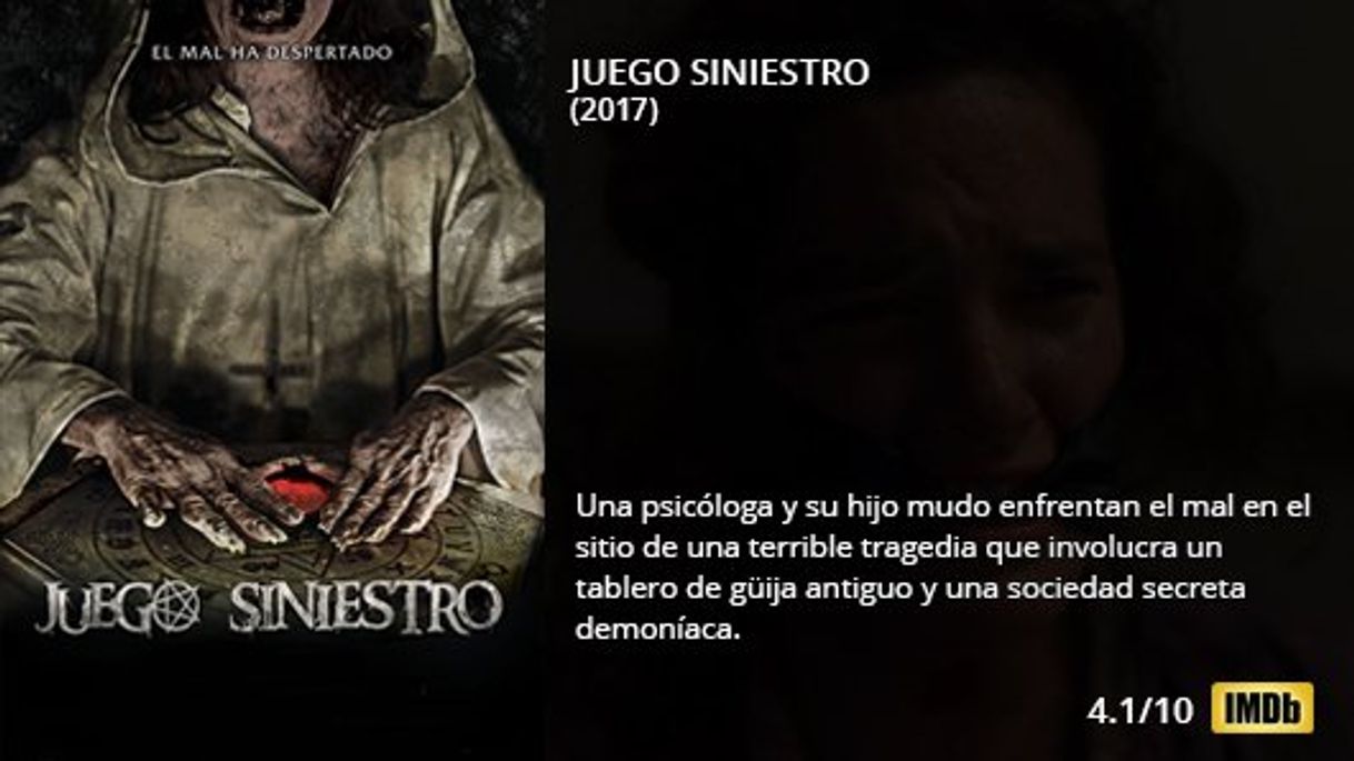 Movie Juego siniestro