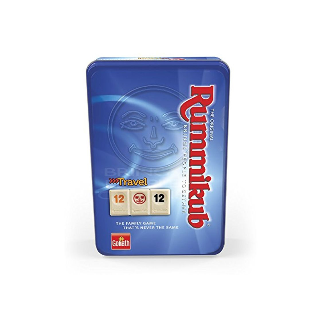 Social Goliath - Juego Rummikub de Viaje en Caja Metálica