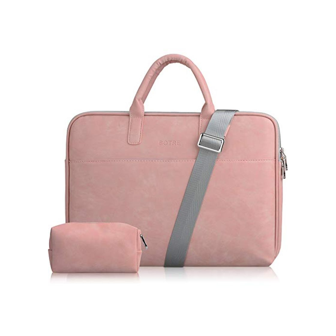 Social BOTRE 13-15.6 Pulgadas Bolso de Mujer Bandolera Ordenadores Multifuncional Maletín Hombre Funda