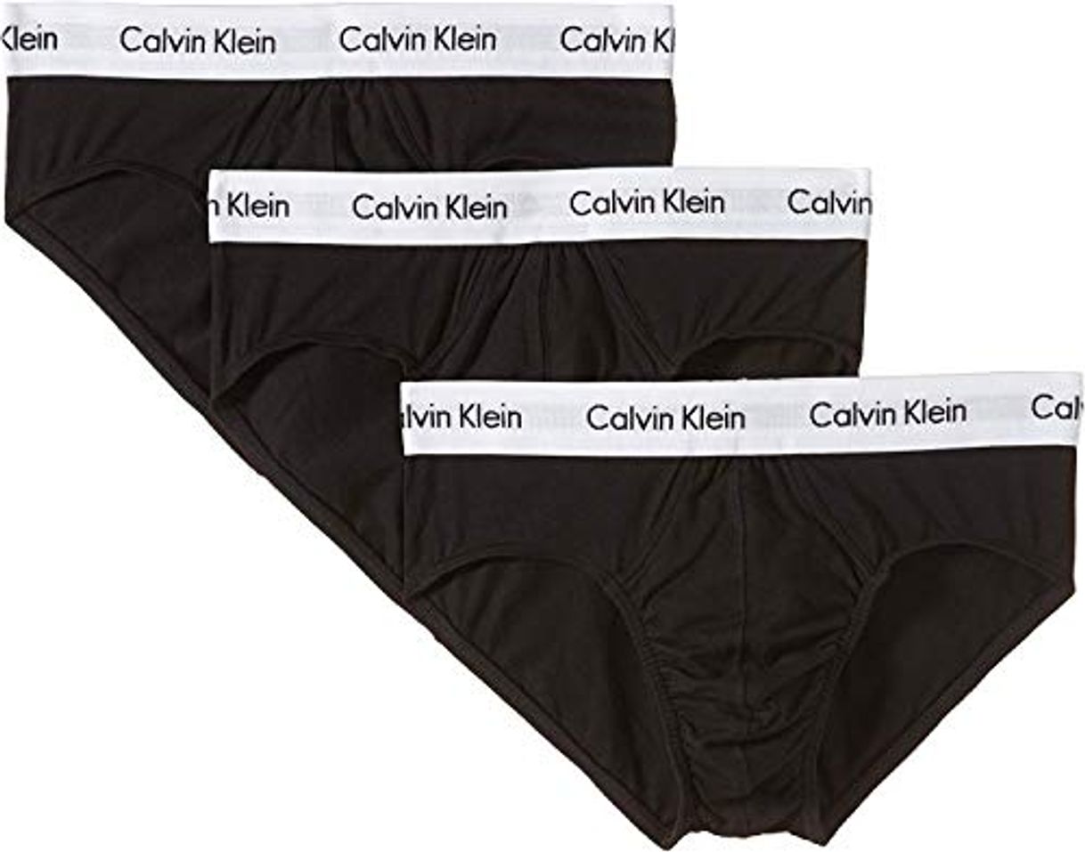 Moda Calvin Klein 3P Hip Brief, Calzoncillos para Hombre