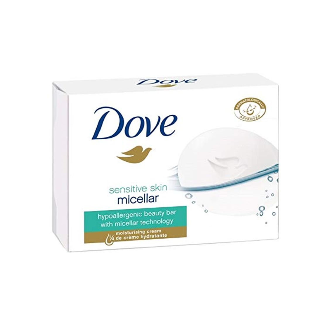 Productos 12 x Dove Bar Jabón Puro y delicado hipoalergénico