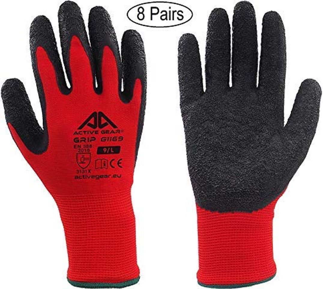 Social ACTIVE GEAR Guantes de Trabajo de Seguridad, para Protección y Poder de