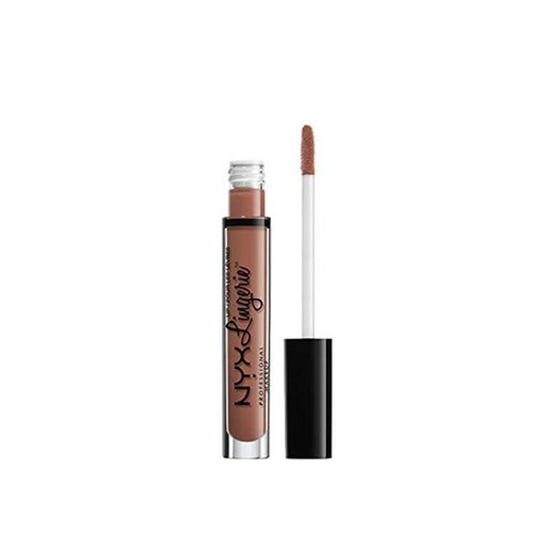 Social NYX Professional Makeup Pintalabios Lip Lingerie Liquid Lipstick, Acabado cremoso y mate,