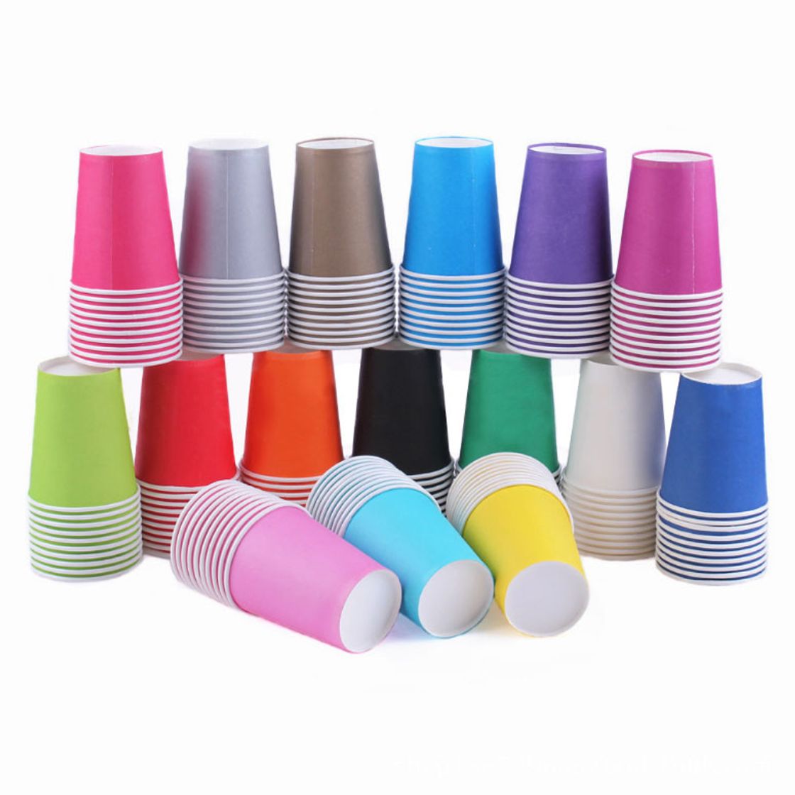 Fashion Vasos desechables de colores