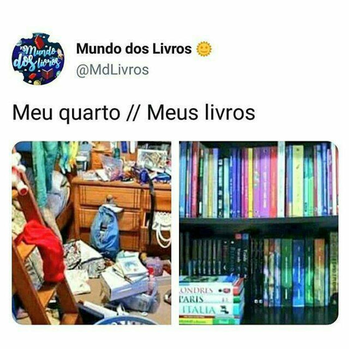 Moda Mundo dos livros!💙