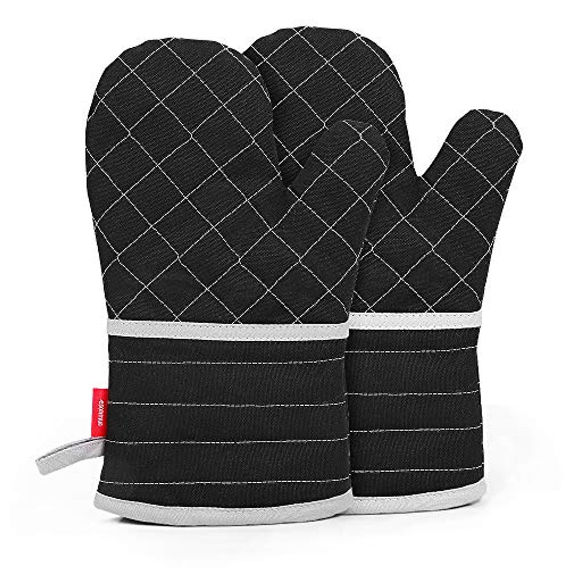 Social esonmus Guantes de Horno, Guantes de Cocina Resistentes al Calor un Par,