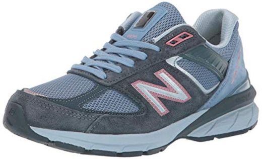 New Balance Women's 990v5 Made in The USA Sneaker, Orion Blue