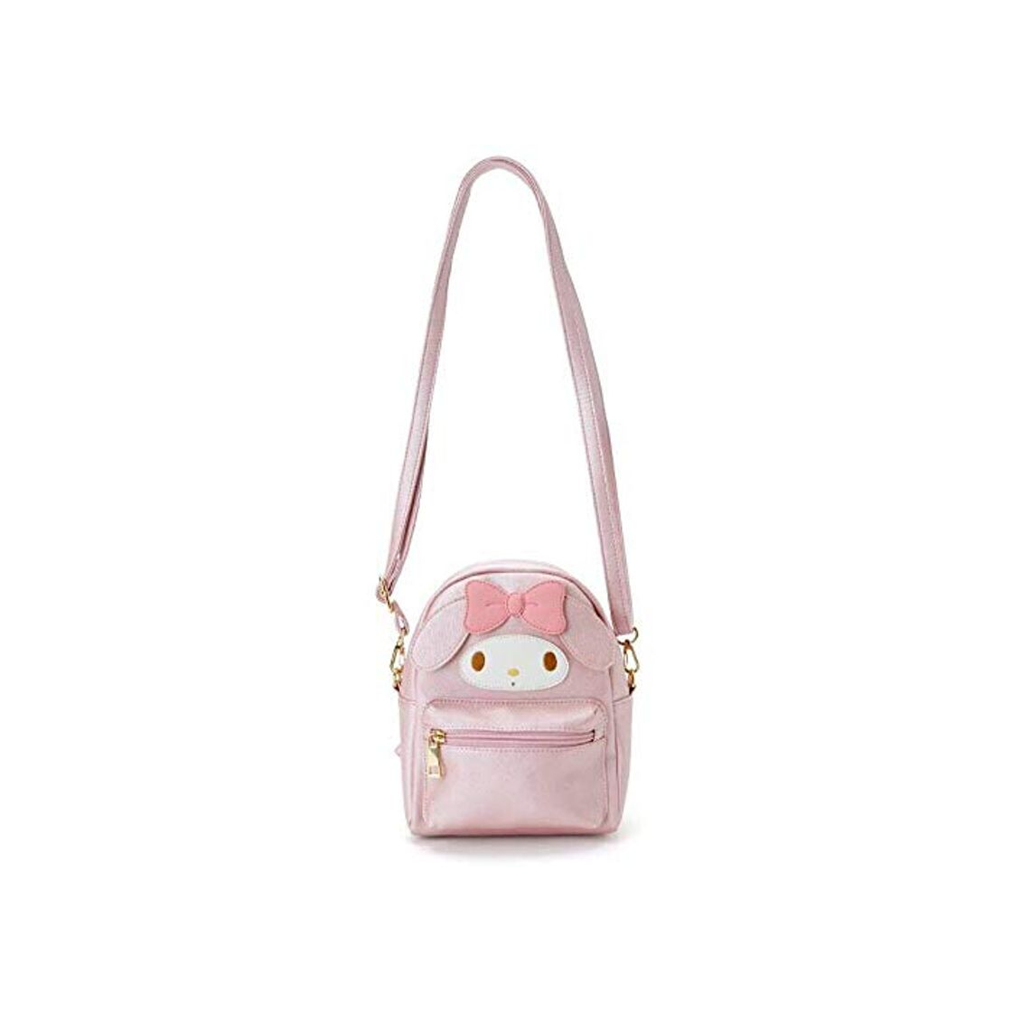 Fashion Mochila de Moda Cute My Melody Cinnamoroll Kuromi Bolso de Hombro de Cuero de PU PU Mochila pequeña Mochilas para Mujeres Niñas Bolso de Honda 1