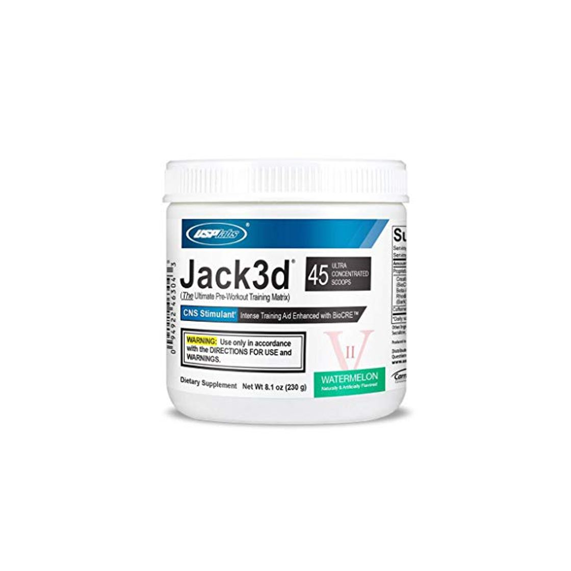 Product USP labs Jack3d - Fórmula potenciadora preentrenamiento