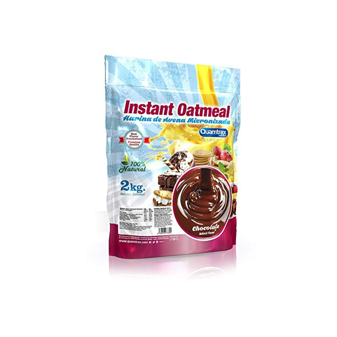 Beauty Quamtrax Nutrition Chocolate Avena Instantánea