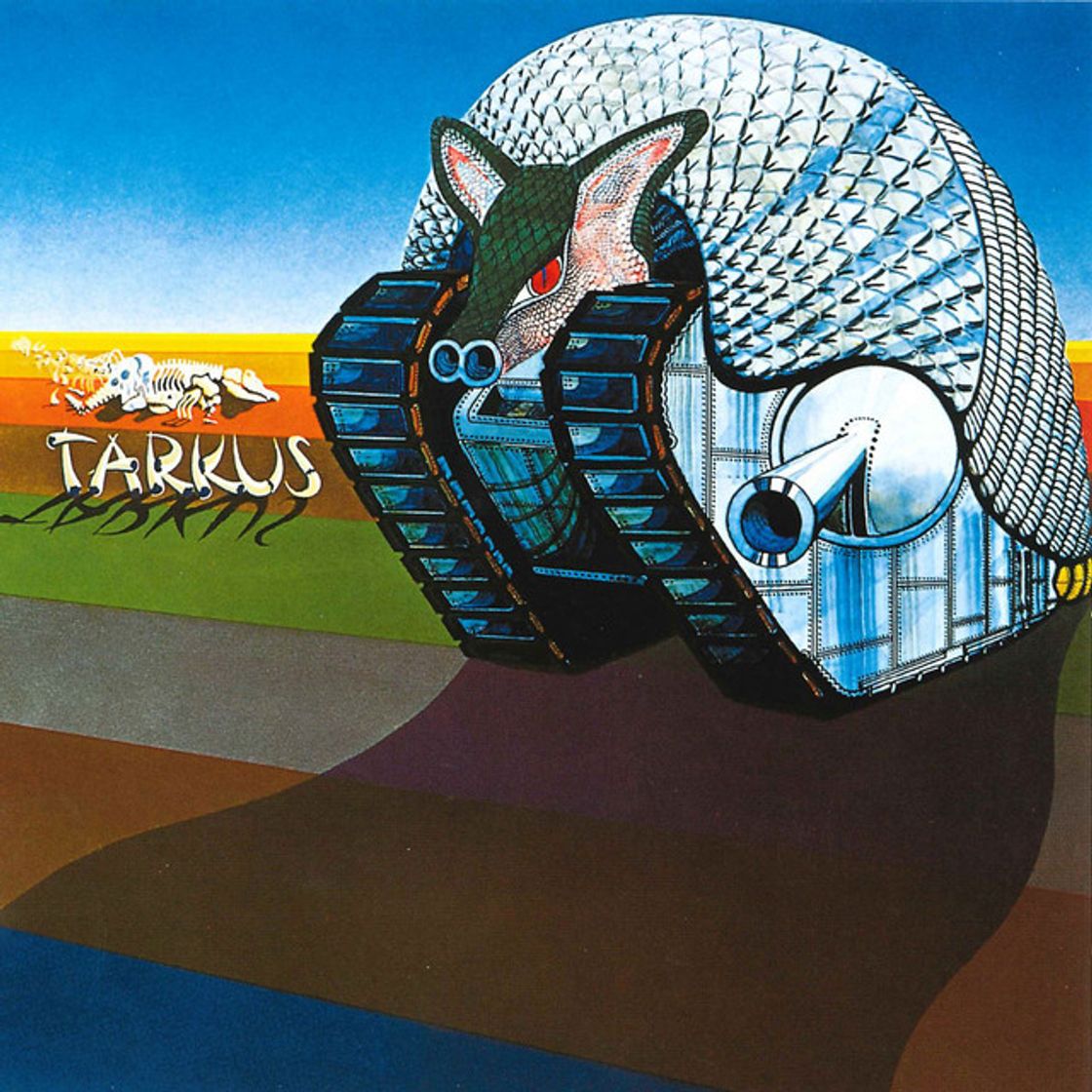 Music Tarkus - i. Eruption, ii. Stones of Years, iii. Iconoclast, iv. Mass, v. Manticore, vi. Battlefield, vii. Aquatarkus; 2012 Stereo Mix