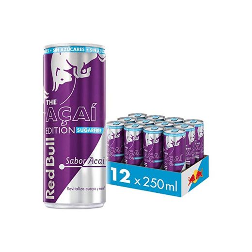 Red Bull Açai Edition Bebida Energética - Paquete de 12 x 250