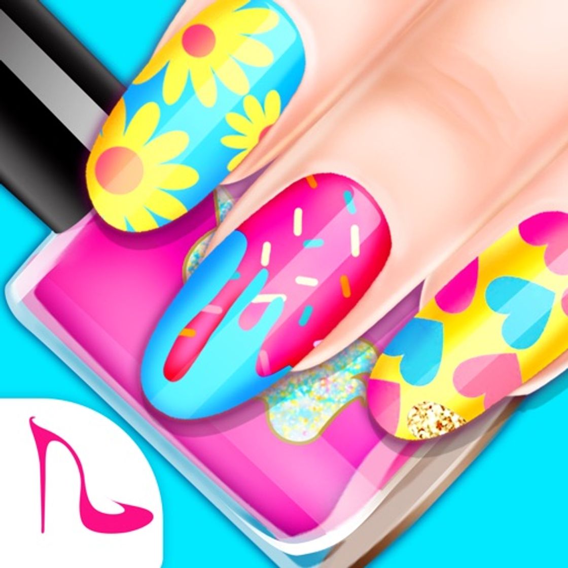 App Nail Artist: Girl Salon Games