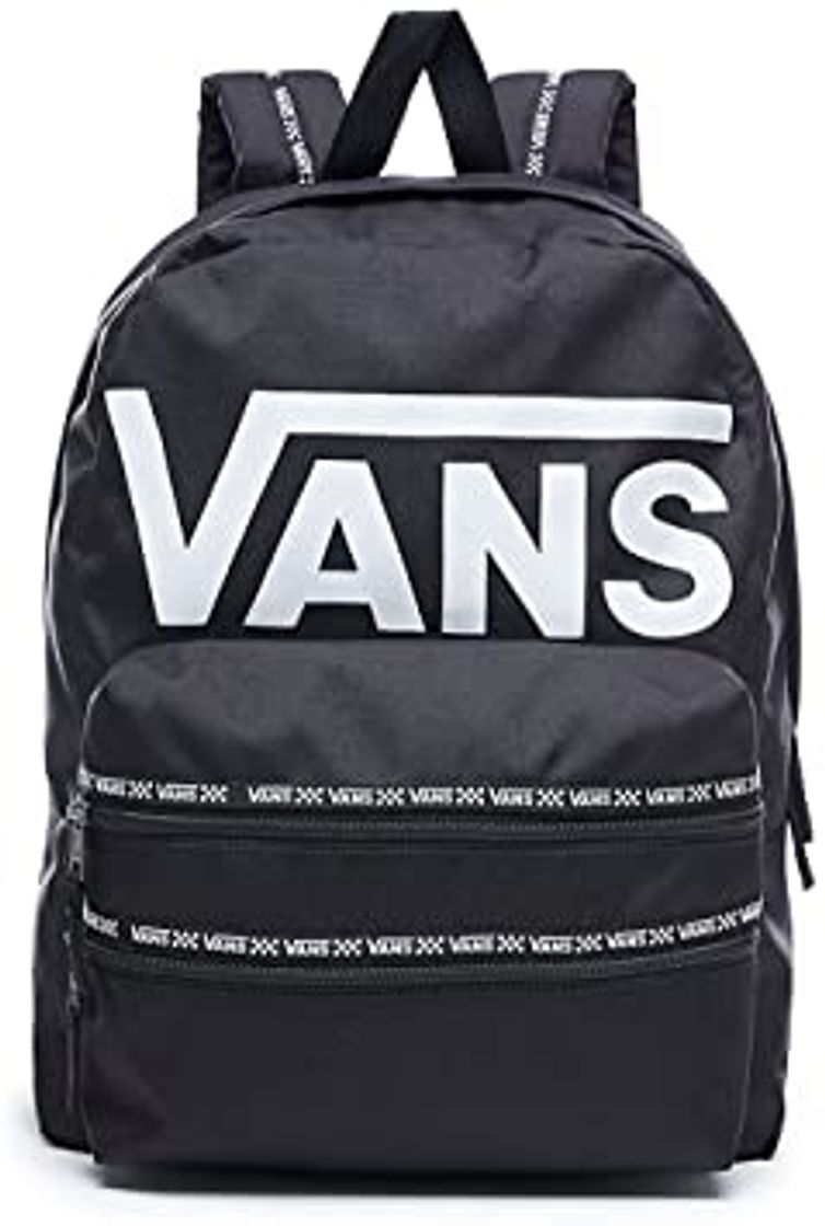 Moda Vans Realm Backpack Mochila Tipo Casual, 42 cm, 22 Liters, Negro