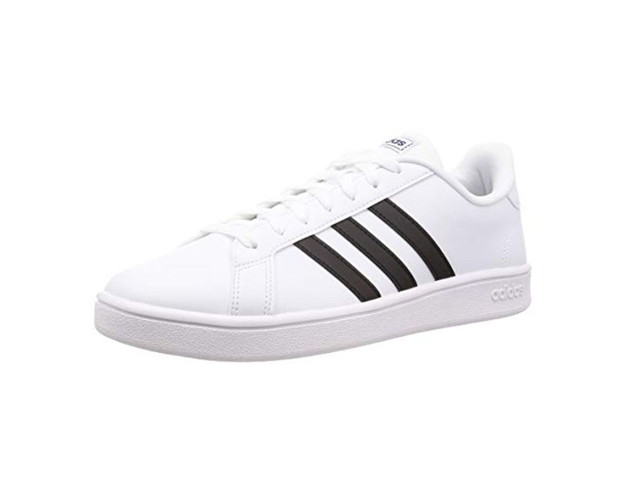 Social adidas Grand Court Base, Zapatos de Tenis para Hombre, Ftwbla Negbás Azuosc,