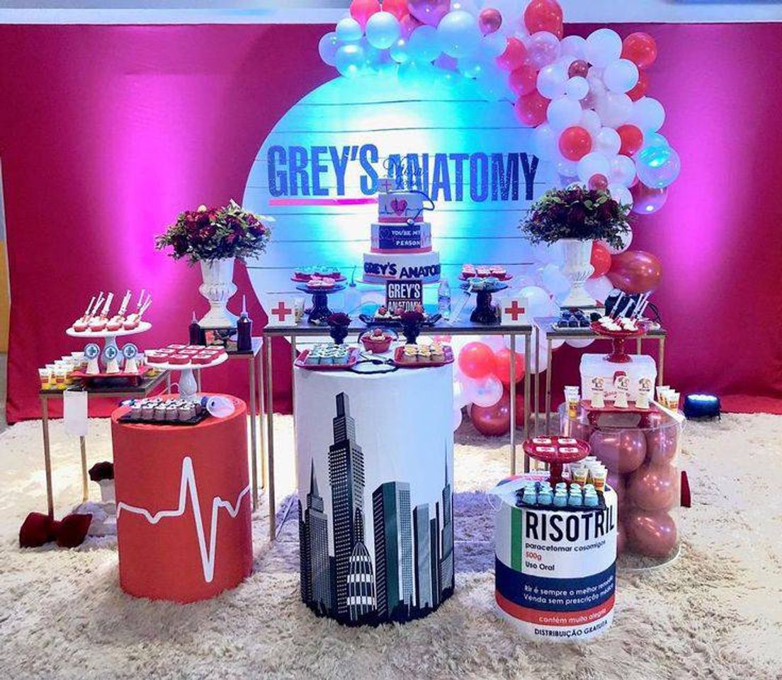 Fashion Tema de festa- Grey's Anatomy💉🩺