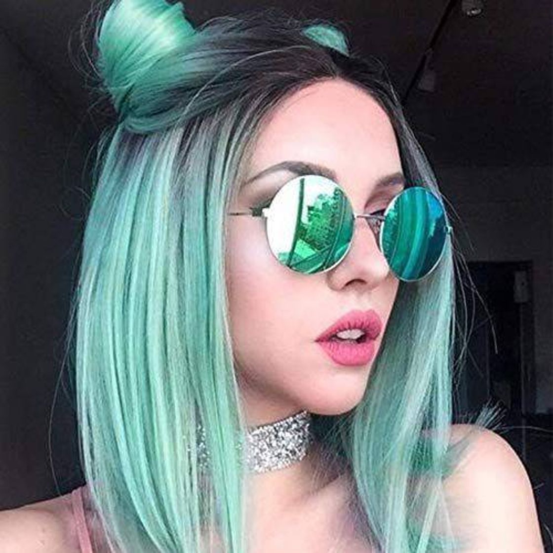 Fashion Cabelo colorido- Azul turquesa🛸🗽