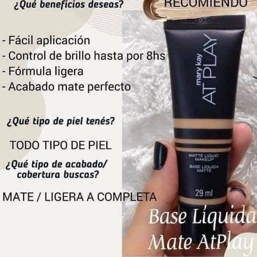 Maquillaje Mary Kay libre de aceite 