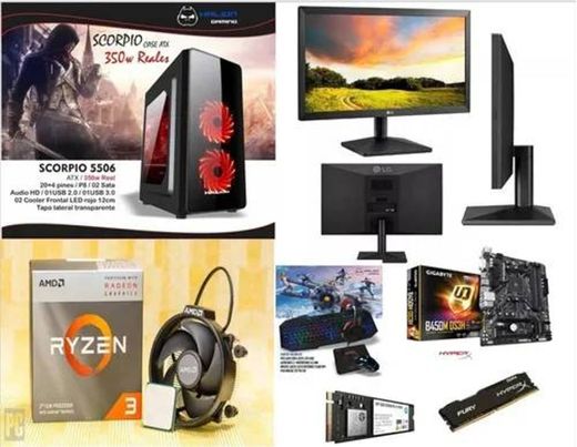 Venta de partes de pc gamer  economicas