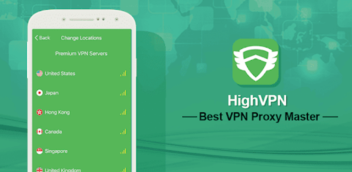 Moda HighVPN- Best VPN Proxy Service for WiFi Security - Google Play