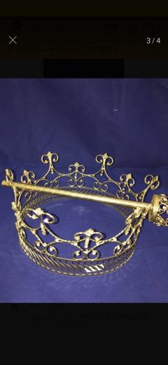 Corona para príncipe infantil hecha en México