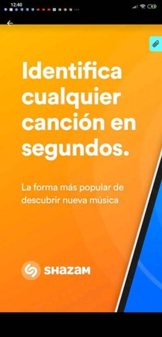 Social Shazam parq Android : Descubre música y letras en segundos
