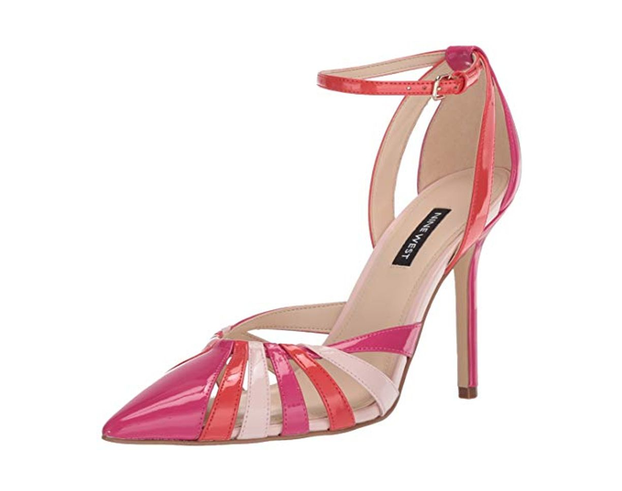 Social NINE WEST Zapatos de tacón detallado para mujer, Rosa
