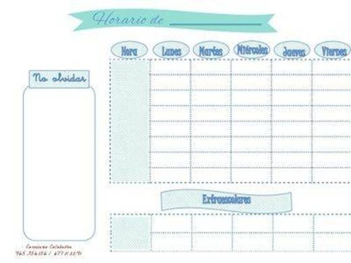 Fashion Horario