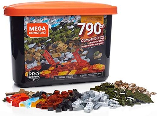 Mega Construx Caja PRO de 790 piezas y bloques de construcción para