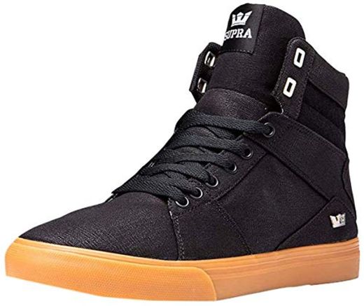 Supra Aluminum, Zapatillas de Skateboard Unisex Adulto, Negro