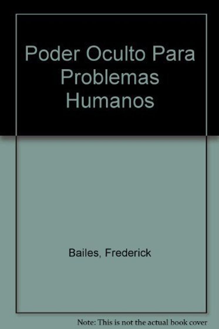 Books Poder Oculto Para Problemas Humanos