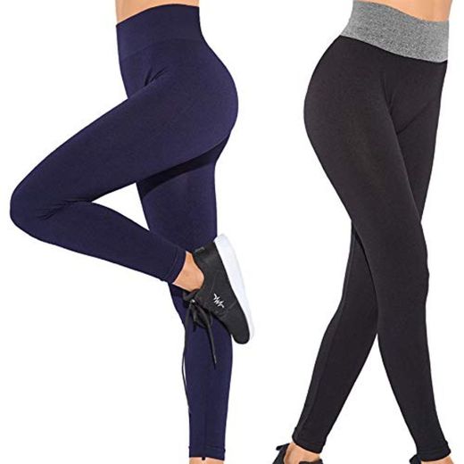 SHEKINI Leggings Deporte Mujer Talle Alto Fitness Yoga Pantalones Deportivos Largos Mujer