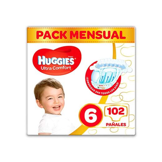 Huggies Ultra Comfort Pañales Talla 6