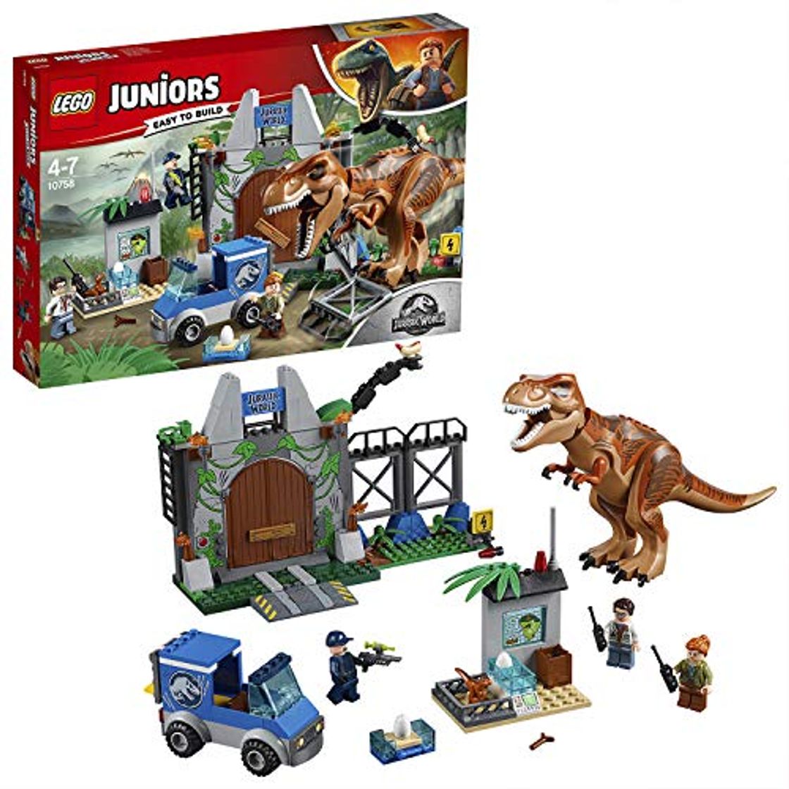 Product LEGO Juniors - Fuga del T Rex, Set de Construcción de Juguete