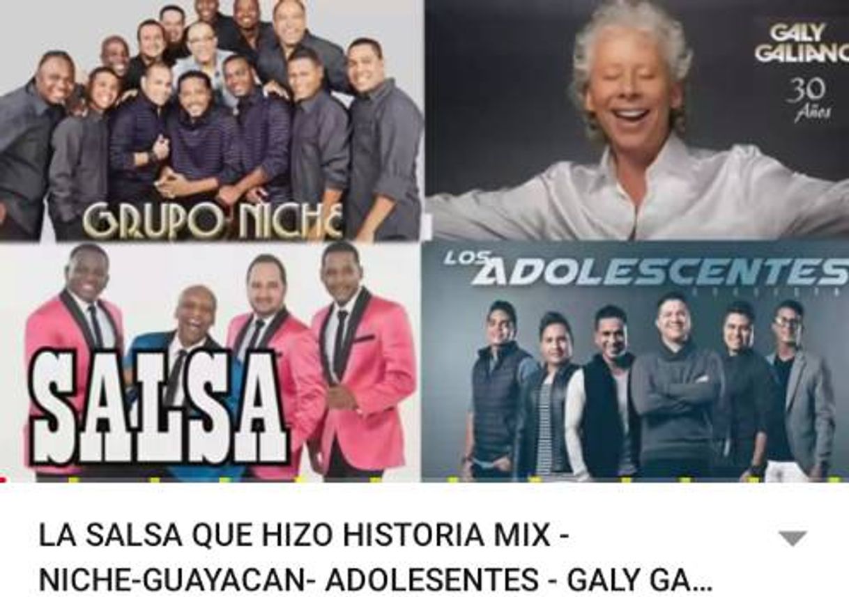 Moda LA SALSA QUE HIZO HISTORIA MIX - GALY GALIANO - YouTube