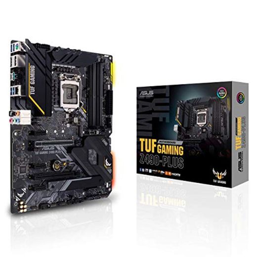 ASUS TUF Gaming Z490-PLUS - Placa Base Gaming ATX Intel de 10a