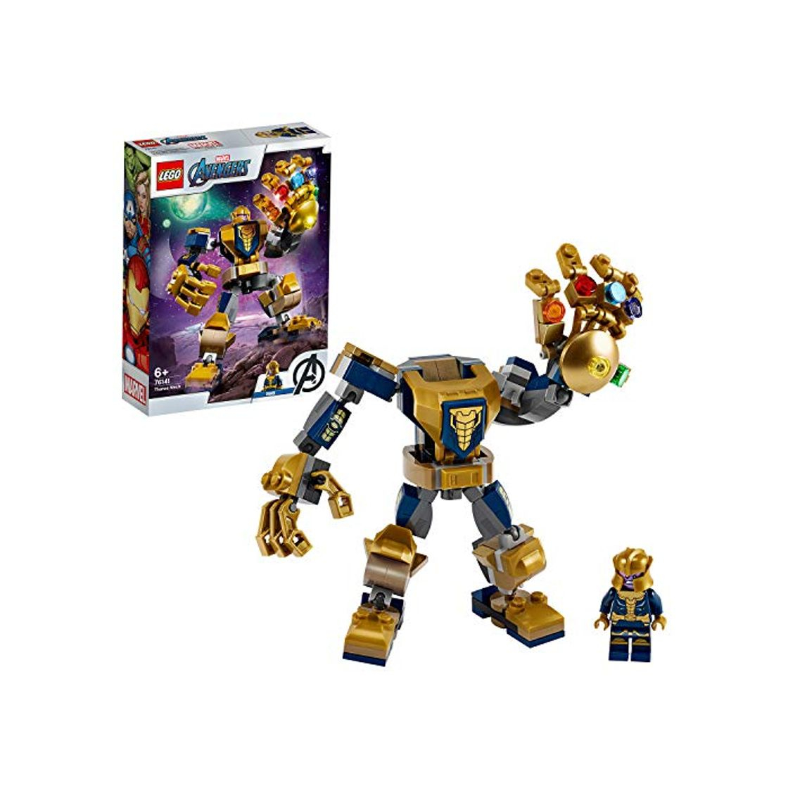 Producto LEGO Super Heroes - Armadura Robótica de Thanos, Juguete de Construcción de