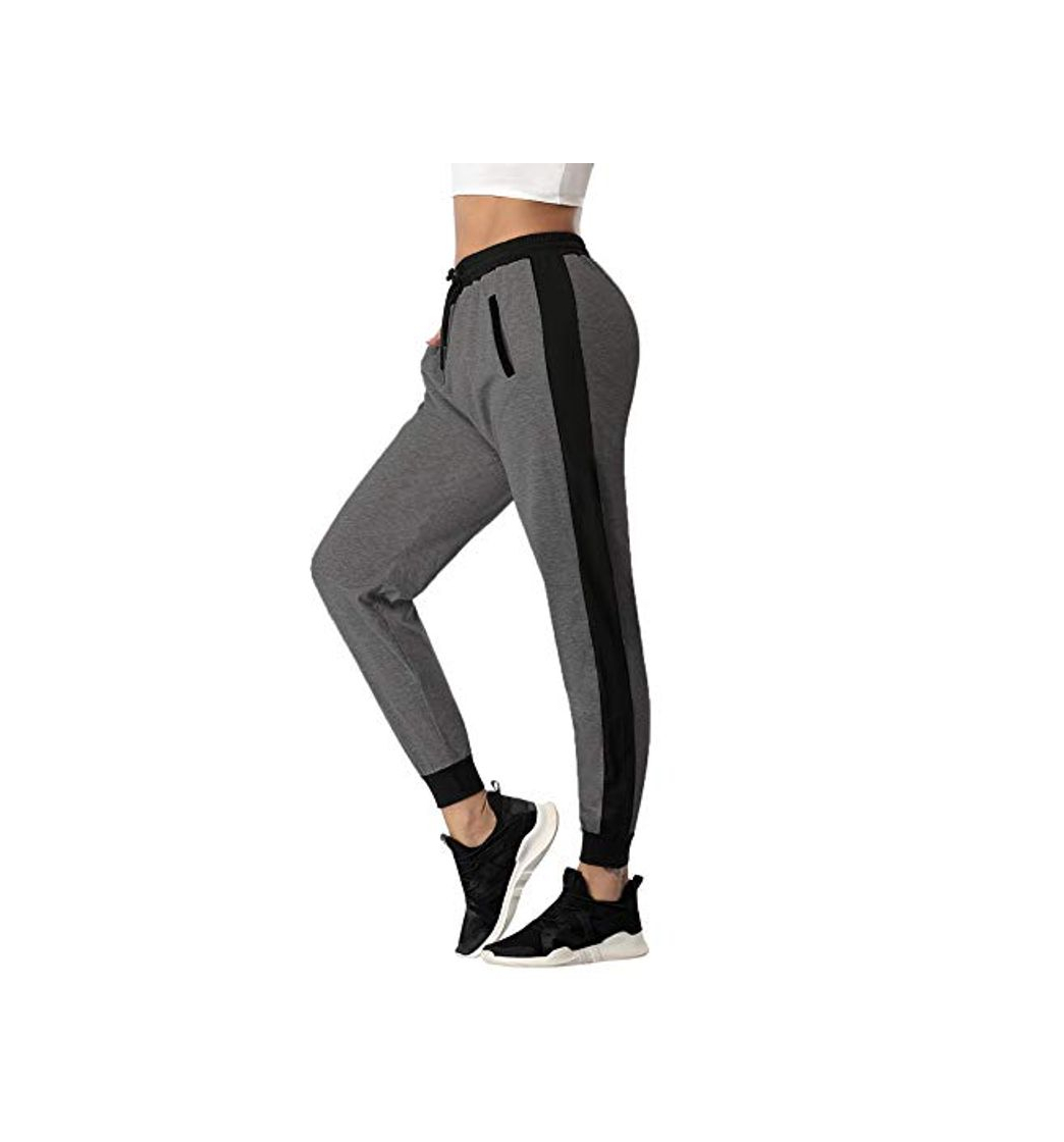 Fashion Aibrou Pantalones Chándal Mujer Algodón Largos Pantalon para Deportivo Yoga Fitness Jogger Casual