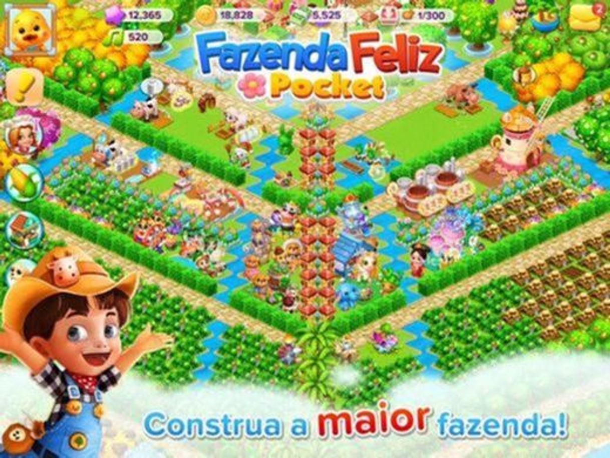 Videojuegos Fazenda feliz pocket - App no Google Play super recomendo ✨