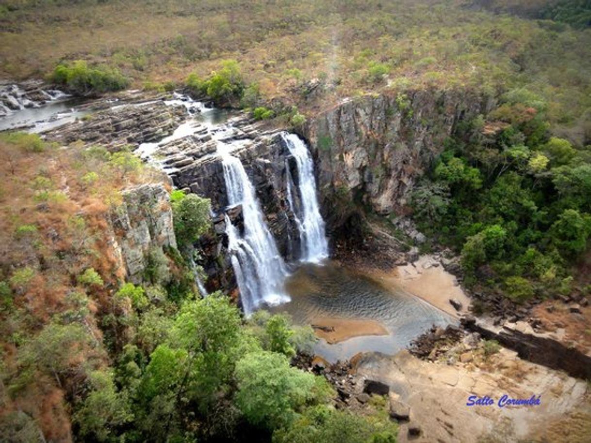 Place Salto Corumbá - Camping Pousada Cachoeira Trilha Tirolesa natureza