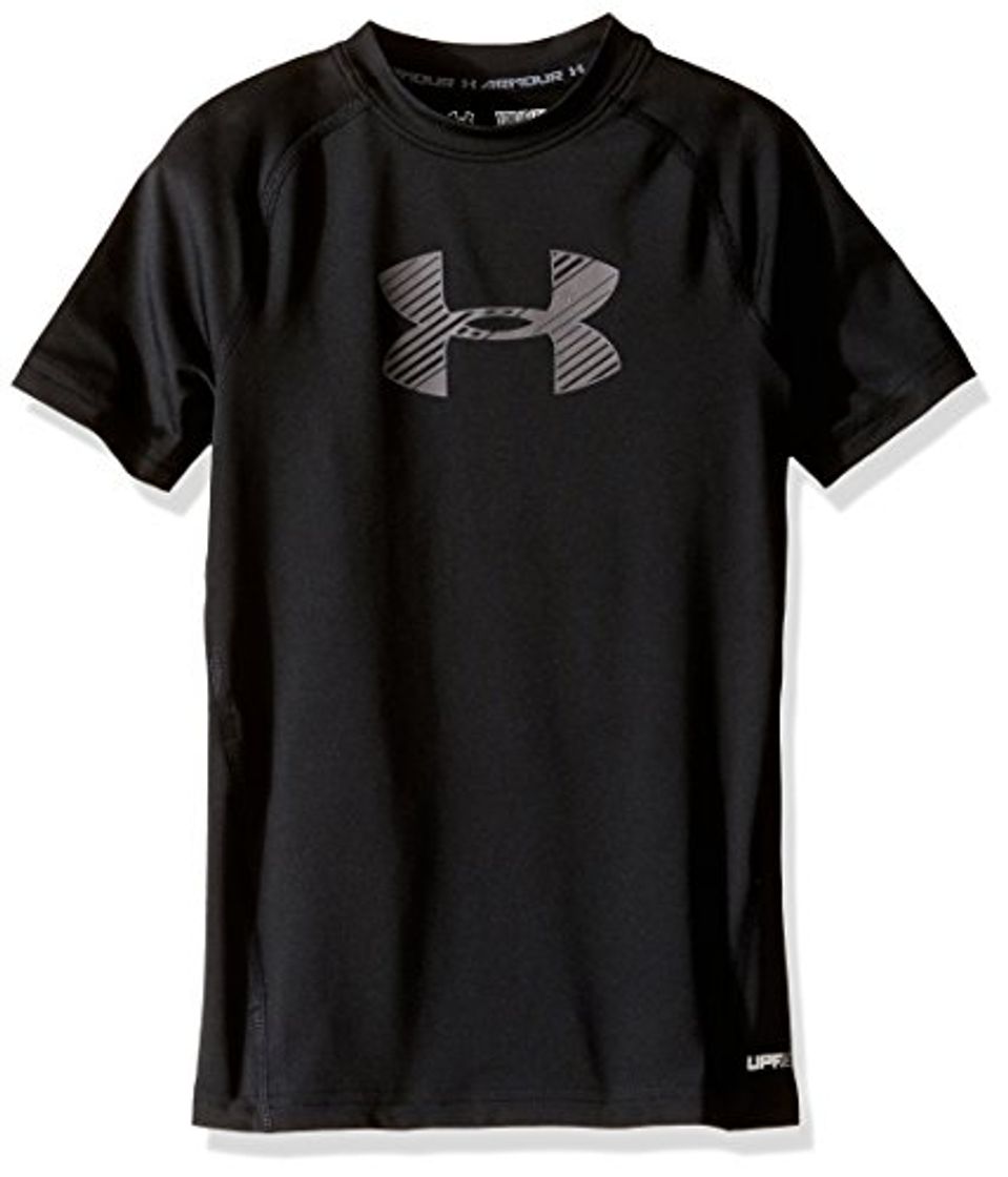 Product Under Armour Armour SS Camiseta Deporte, Niños, Negro