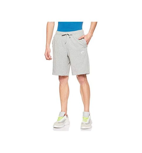 NIKE Club Short JSY Pantalones Cortos, Hombre, Gris