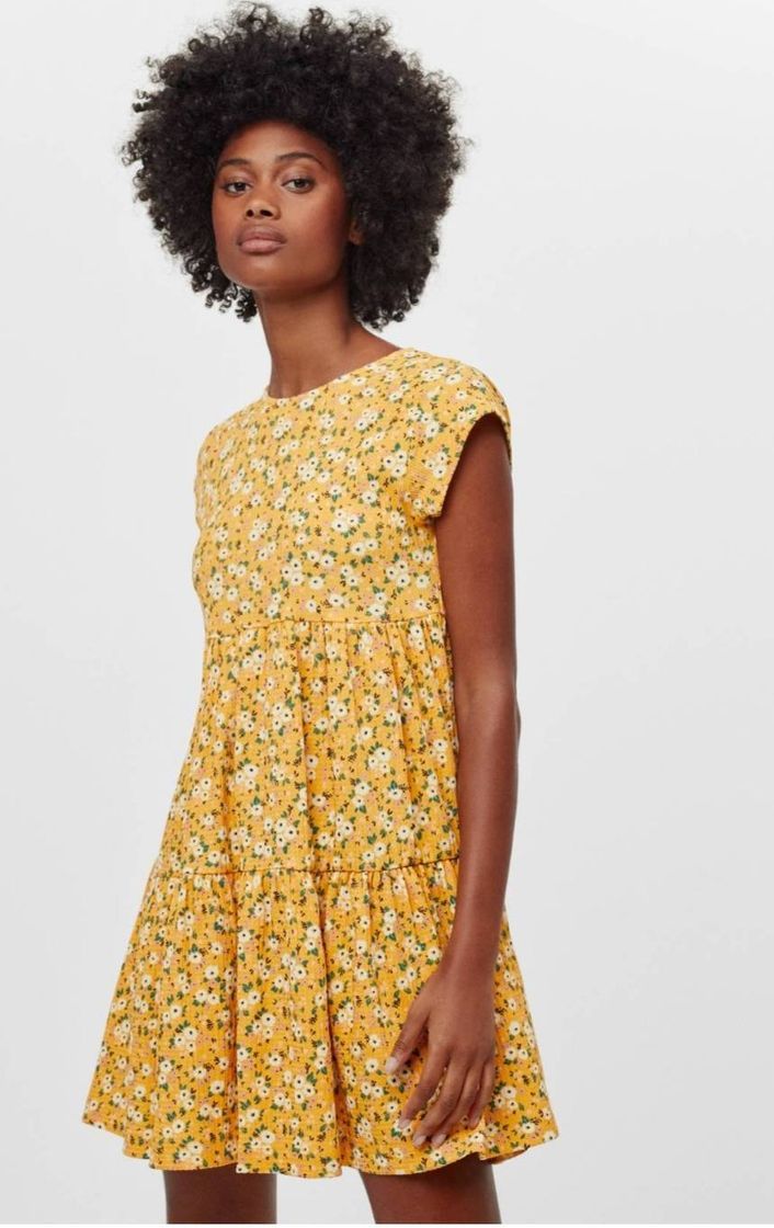 Fashion Baby-doll short sleeve dress - Dresses - Bershka Mexico