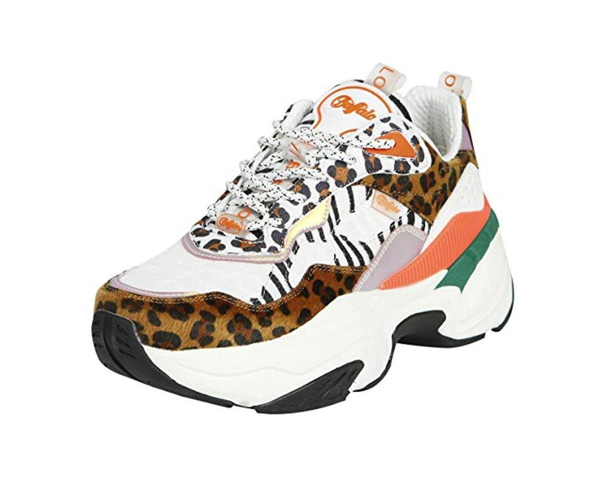 Fashion Buffalo Fierce P1, Zapatillas Altas para Mujer, Multicolor