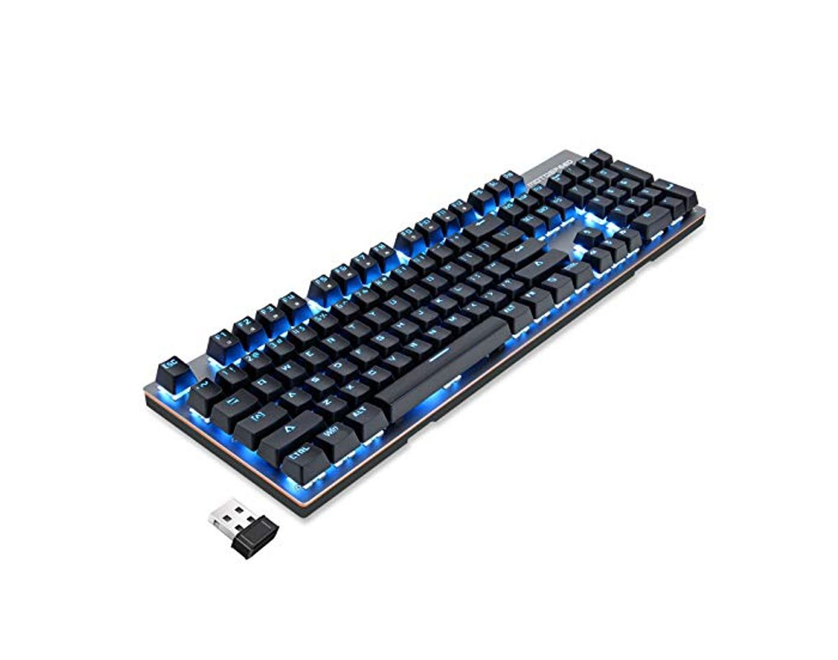 Producto MOTOSPEED - Teclado mecánico con cable USB y inalámbrico