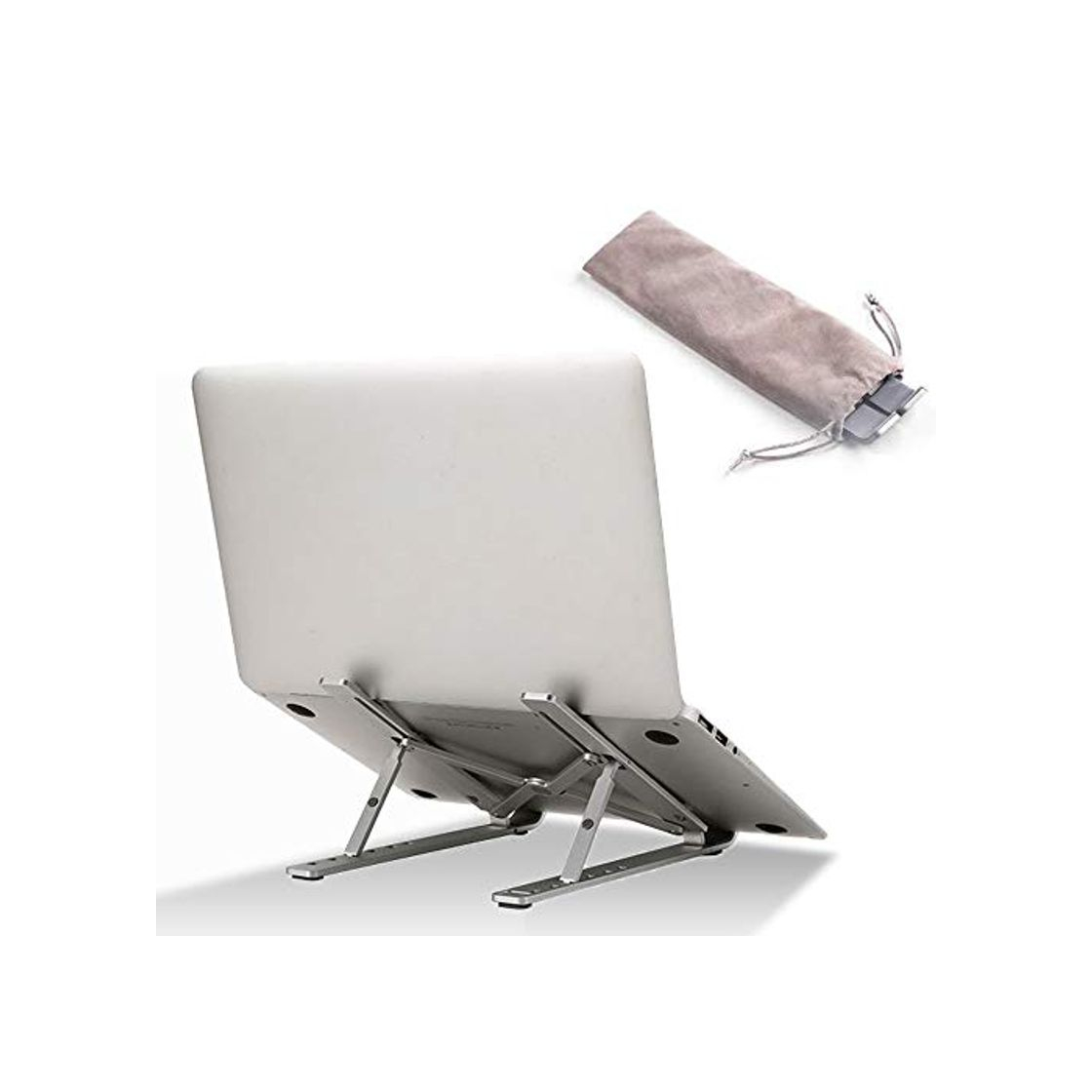 Social YiYunTE Soporte Portátil Laptop Stand Soporte Plegable para Ordenador Tablet Soporte Aluminio