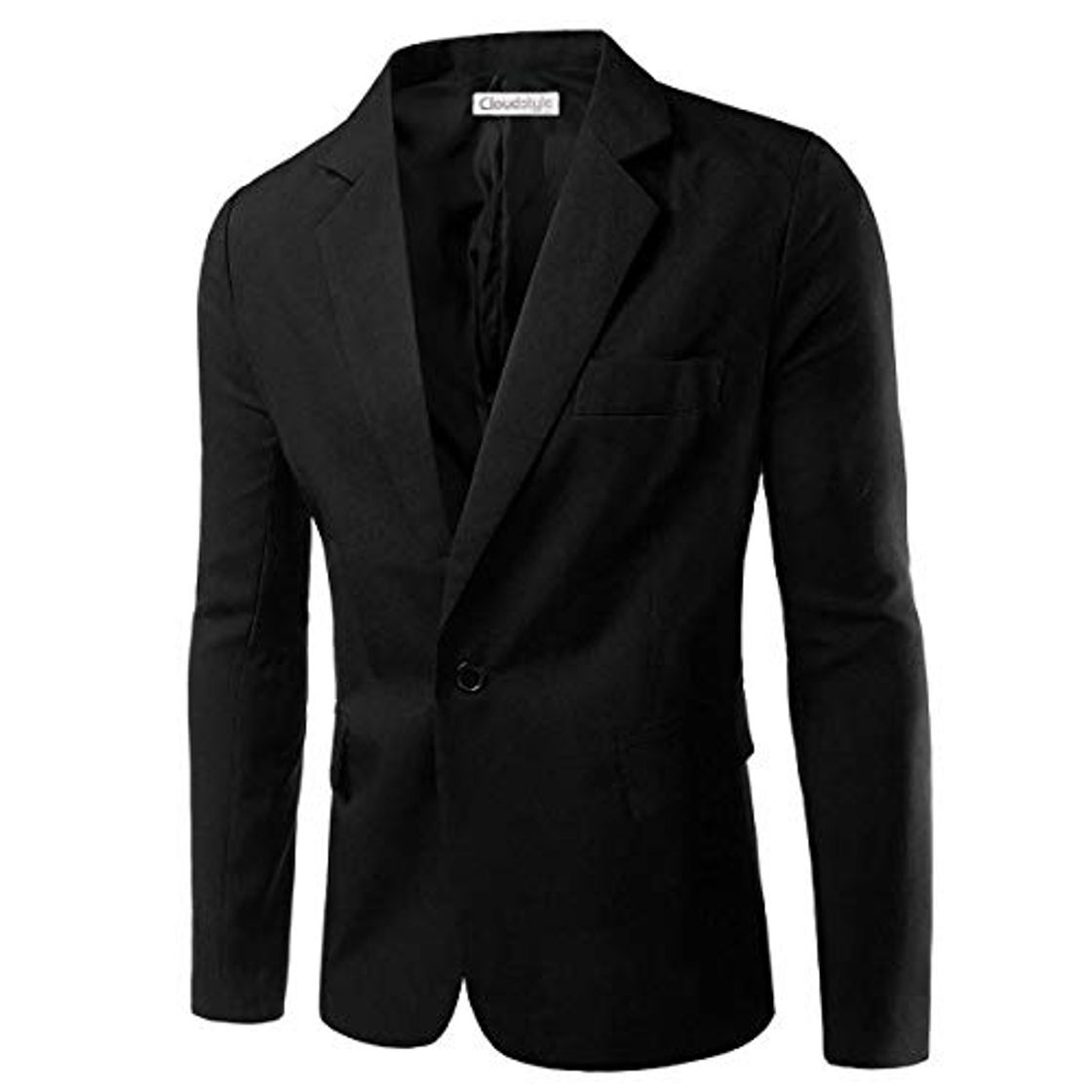 Fashion Chaquetas de Traje Casual para Hombre Chaqueta Slim Fit Trajes de un botón Abrigo Chaqueta Casual sólida Tops