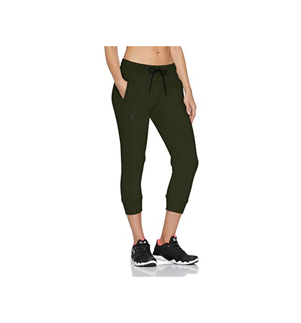 Social Under Armour Women's Cotton Pantalones, Mujer, Artillery Green